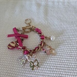Betsey Johnson Christmas Holiday Charm Bracelet
